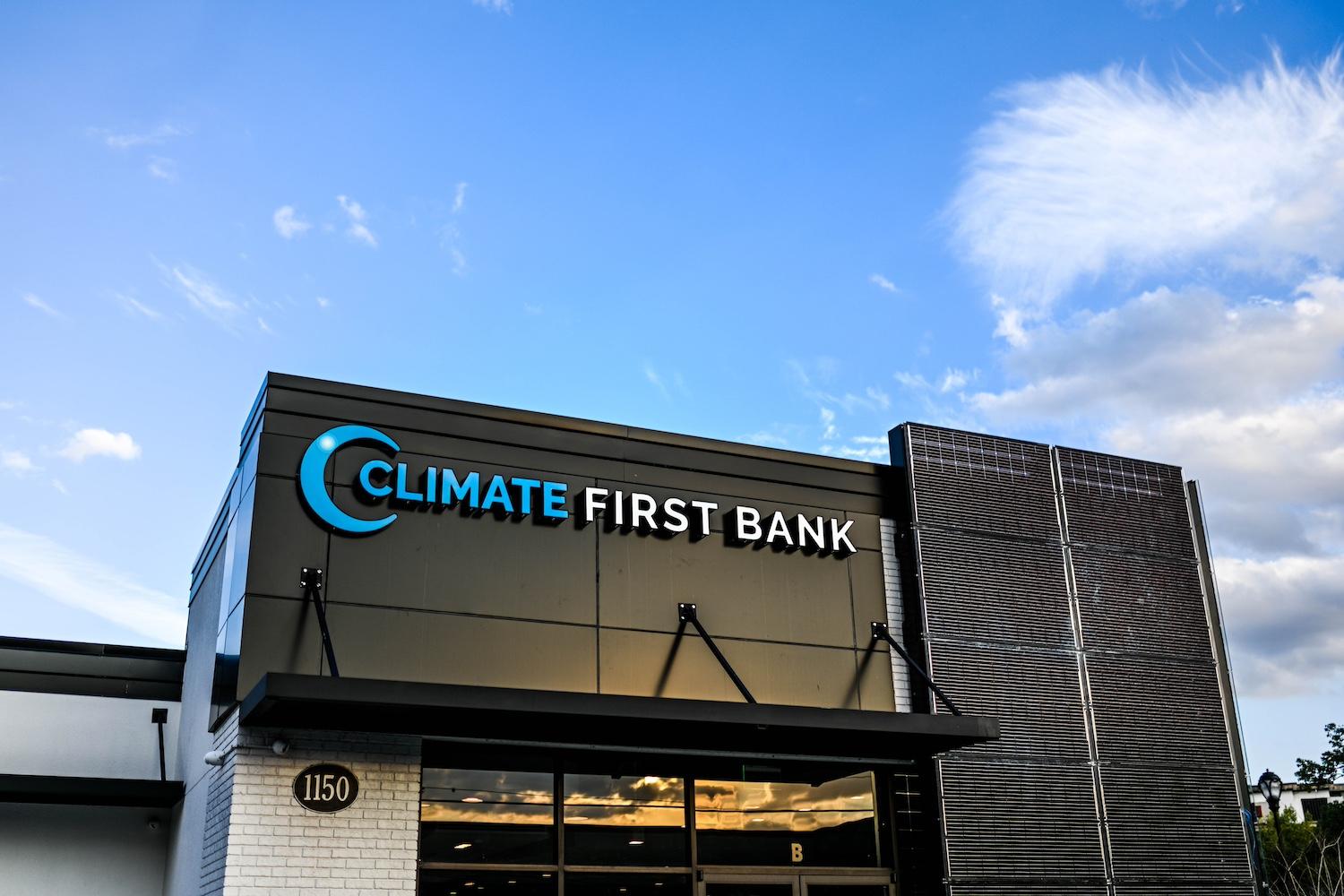 A branch of Climate First Bank.